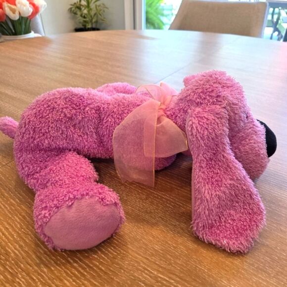 Vintage Commonwealth Purple Sparkle Puppy Dog 18" PlushStuffed Animal Toy 2000 - Picture 5 of 7